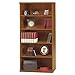 Bush Business Furniture Series C Tall 5 Shelf Bookcase in Natural Cherry, Large Bookshelf for Home and Professional Office