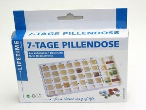 Pillendose Tablettendose für 7 Tage Pille Tablette