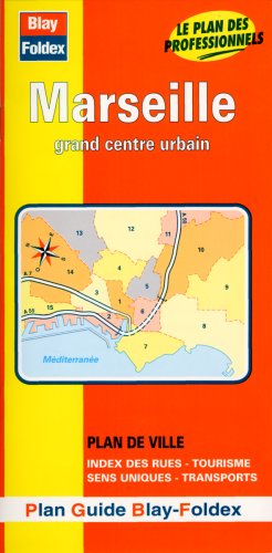 City Travel Guides Discounted  Livres : Plan de ville : Marseille urbain (avec un index)
