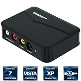 Sabrent VD-GRBR USB 2.0 Video & Audio Capture DVD Maker w/Real Time TV Display Dual Export with capture software