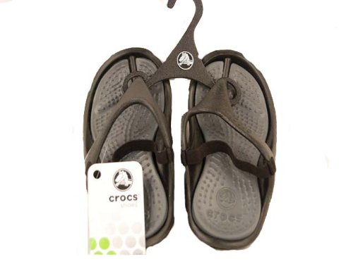 Buy crocs Toddler Athens Sandal,Black/Charcoal,6-7 M US Toddler online at Discounted New and Used prices. Delivered to your door with Off-The-Bookshelf.