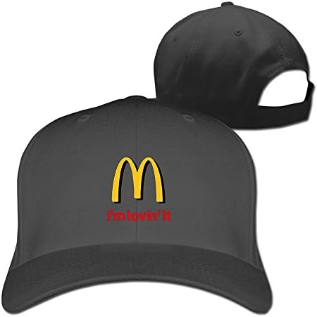 Unisex LunaCpt McDona I Am Lovin It M Peaked Cap Black