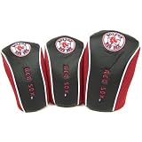 BOSTON RED SOX OFFICIAL GOLF CLUB HEAD COVERS (3)