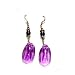 GameScience Dice Earrings - Arcane Amethyst, d3