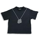 Dogwood - Toddler Boys Short Sleeve Dog Tags Tee Shirt, Navy