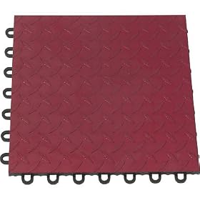 XFloor Interlocking Floor Expansion Kit - Lava Red , 1Ft. x 1Ft. Ea., 10-Pk., Model# 654025 by Diamond Life