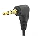 Valley Enterprises 1' 3.5mm Male Right Angle to 3.5mm Female Gold Stereo Audio Cable