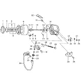 �_�C��(Daiwa) �t���[���X 3500 �p�[�c:�X�v�[��(2-9)(���iNo.006) 128:073