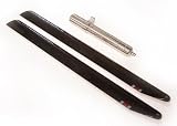 Bundle: (1) Set of MS Composit 710mm CF Main Rotor Blades (12/4+5) + (1) GP-Exhaust NitroPower 91 Tuned Pipe for YS 91 (Airskipper, Caliber, Ergo, Freya, Raptor, Sylphide)