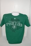 MLB Licensed Philadelphia Phillies St Patricks's Day Team Fan T-Shirt Size Medium by Majestic