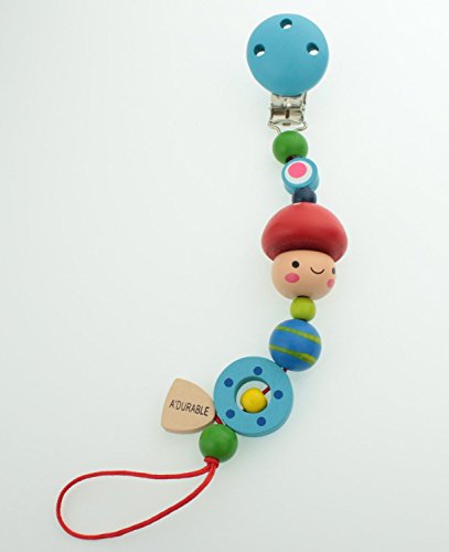 Wooden Boy Pacifier Clip (ADB)