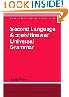 Second Language Acquisition and Universal Grammar (Cambridge Textbooks in Linguistics)