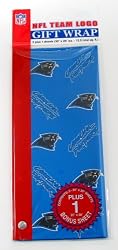 NFL Carolina Panthers Wrapping Paper