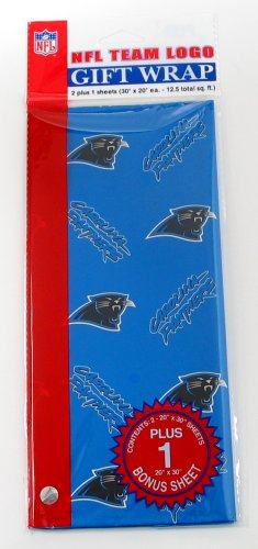 NFL Carolina Panthers Wrapping Paper