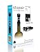 Soireehome Stopair Vacuum Sealer Pump Wine Cork and Bottle Stopper - Perfect for Wine, Oil, Vinegar, Liquor - Preservation System Increases Shelf-Life for Days, 2pc Set