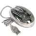 3-Button USB Crystal Beetl Ball Mouse (Translucent Gray)