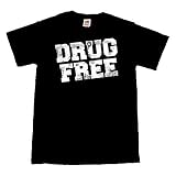 UNTIL INDUSTRIES - Drug Free - Black T-Shirt
