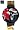 Disney Kids' Power Rangers Interchangeable Watch and Pencil Toppers #PWR0501DPT