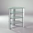Chicago Audio Group Concerto 3 Shelf Audio Rack