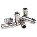 Paladin 9646 RG6 Cable TV "F" SealTite Compression Connectors, 50-Pack