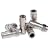 Paladin 9647 RG6-Quad Cable TV "F" SealTite Compression Connectors, 50-Pack