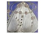 Detail from a Highly Important Ebonized Mahogany Writing Cabinet, 1904 Art Giclee Poster Print by Charles Rennie Mackintosh, 24x18