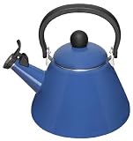 Le Creuset Kone Kettle with Whistle, 1.6 Litre, Graded Blue  from Le Creuset
