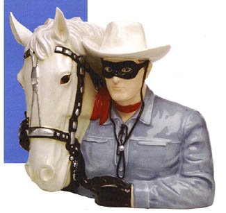 The Lone Ranger Ceramic Cookie Jar by Vandor