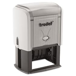 U. S. Stamp & Sign T4850L U.S. Stamp & Sign trodat Economy Micro 5-in-1 Date Stamp, 3/16 x 1, Blue/Red