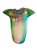 Dale Tiffany PG80434 Harmony Decorative Vase, 12-3/4-Inch by 13-3/4-Inch