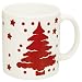 Waechtersbach Tannenbaum Trees Christmas Mugs, Set of 4, White