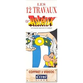 Coffret Ast�rix : Ast�rix le gaulois / Ast�rix et Cl�op�tre / Les 12 travaux d'Ast�rix [VHS]