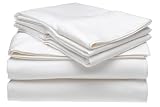 Pike Street 300-Thread-Count Egyptian Cotton Jacquard King Sheet Set, White