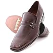 NOHARM Dark Brown Metal Snaffle Loafers