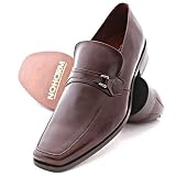 NOHARM Dark Brown Metal Snaffle Loafers