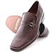 NOHARM Dark Brown Metal Snaffle Loafers