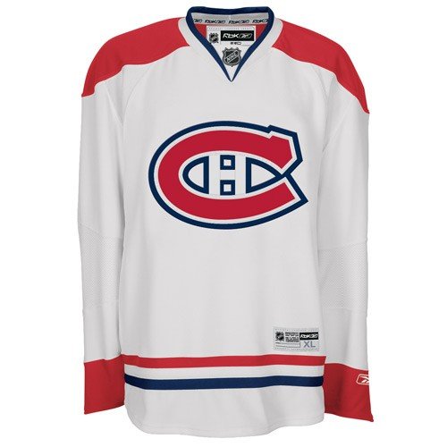 NHL Montreal Canadiens Premier Jersey (White, Large)