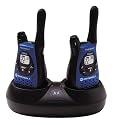 Motorola T5500R GMRS / FRS Rechargeable 8-Mile Two-Way Radio (2 Pack, Blue)