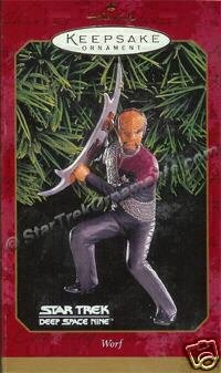 STAR TREK - LT COMMANDER WORF 1999 Hallmark Ornament QXI4139