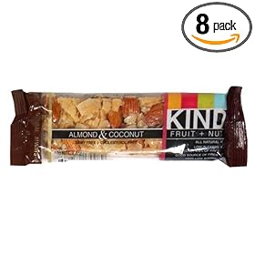 KIND Fruit & Nut Bar, Almond & Coconut, 1.4-Ounce Bars (Pack of 8)