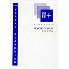 11+ Verbal Reasoning: Pack 1 (Alpha)