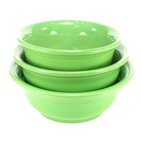 Homer Laughlin China Co. 837 324 Fiesta Shamrock Mixing Bowl Set 3-pc. by Fiesta