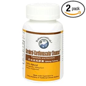 Balanceuticals Cerebral-Cardiovascular Cleanser Dietary Supplement Capsules, 500 mg, 60-Count Bottles (Pack of 2)