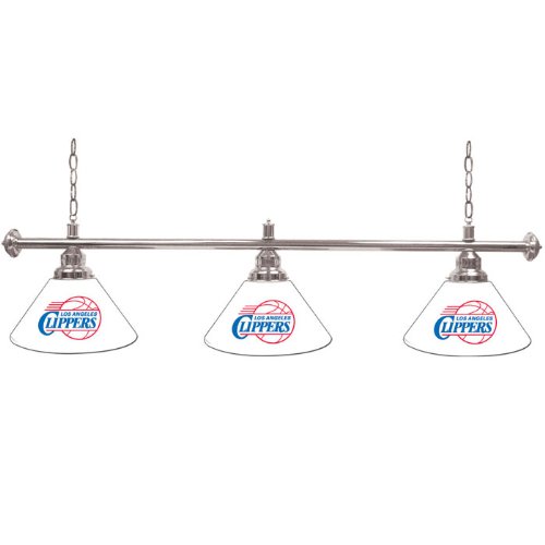 Los Angeles Clippers NBA 3 Shade Billiard Lamp - 60 inches