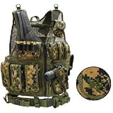 UTG Airsoft Deluxe Tactical Vest Digital (Woodland Digital Camo)
