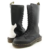 DR DOC MARTENS Rocker Boots Ankle Band Hero Shoes Black Ladies by Dr. Martens