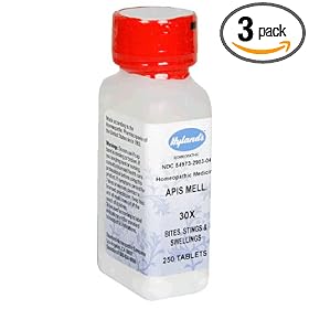 Hyland's Apis Mell., 30X, Tablets, 250 tablets (Pack of 3) by