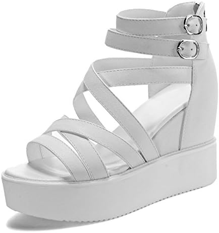 Fanshionable Dunhu Women's Roman Era Strappy Wedges