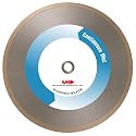 MK Diamond 154863 MK-100 10-Inch Wet Cutting Continuous Rim Diamond Saw Blade with 5/8-Inch Arbor for Tile and Marble