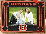 Cincinnati Bengals Art-Glass Horizontal Picture Frame